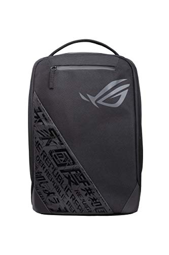 Asus ROG BP1501 39.62 cm (15.6-inch) Stylish Gaming Laptop Backpack, Polyester Material, Large air mesh Back & Luggage Strap, Extra Pocket for Quick Access, 16L Capacity, (Black) - Image 5