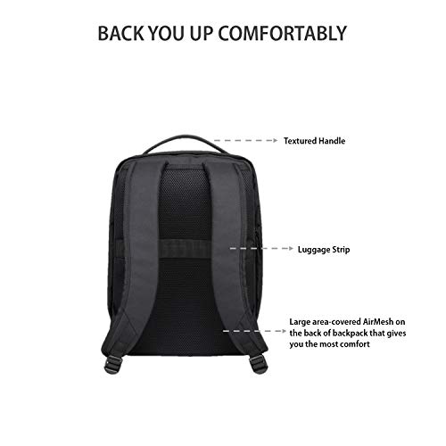 Asus ROG BP1501 39.62 cm (15.6-inch) Stylish Gaming Laptop Backpack, Polyester Material, Large air mesh Back & Luggage Strap, Extra Pocket for Quick Access, 16L Capacity, (Black) - Image 3
