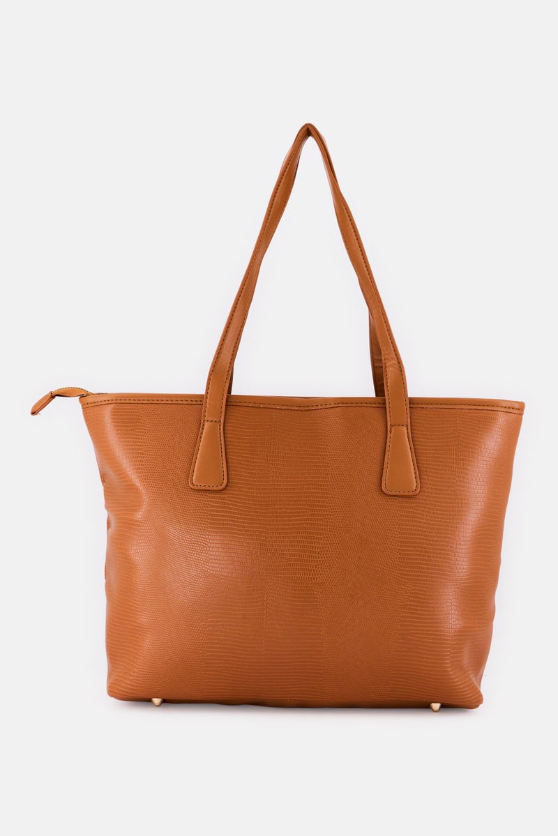 Lavie حقيبة توت بشعار العلامة التجارية للنساء، بني - Image 2