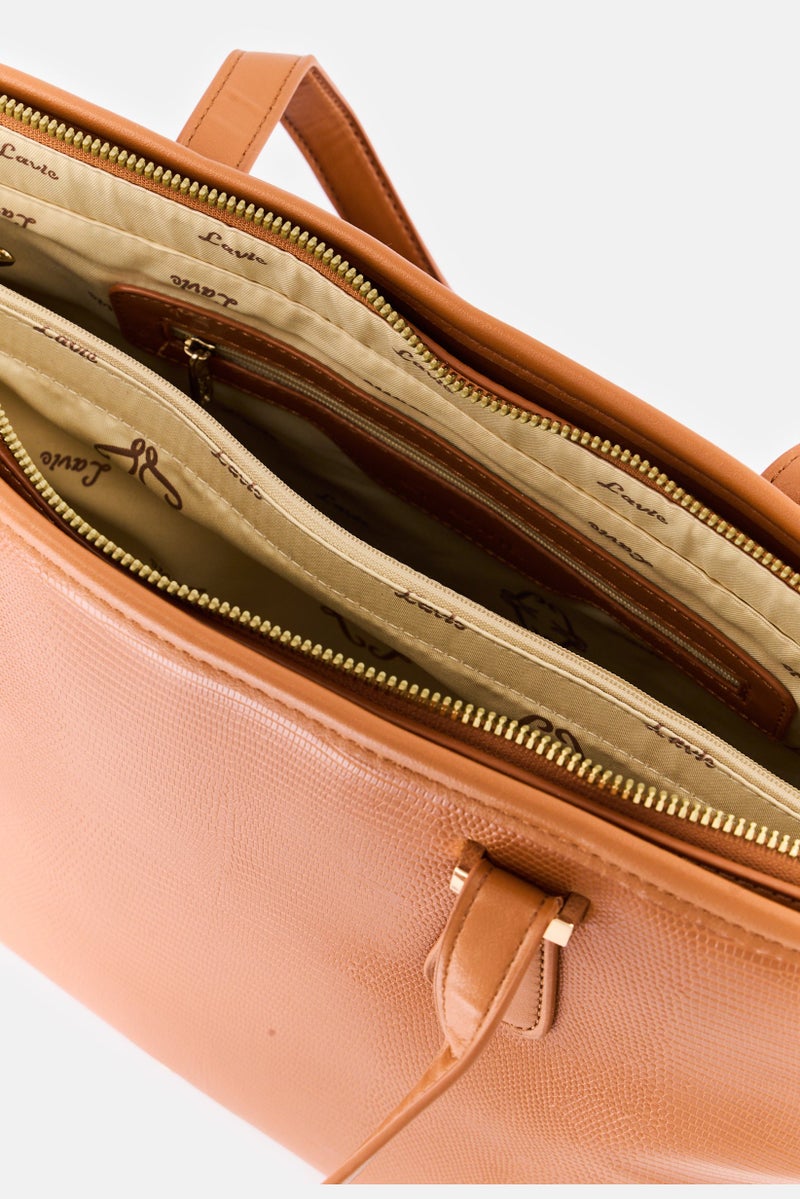 Lavie حقيبة توت بشعار العلامة التجارية للنساء، بني - Image 3