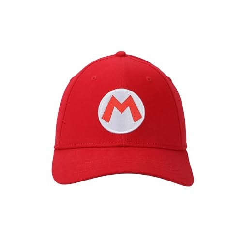 Bioworld Super Mario Bros Mario Red Flex Fit Hat - Image 1