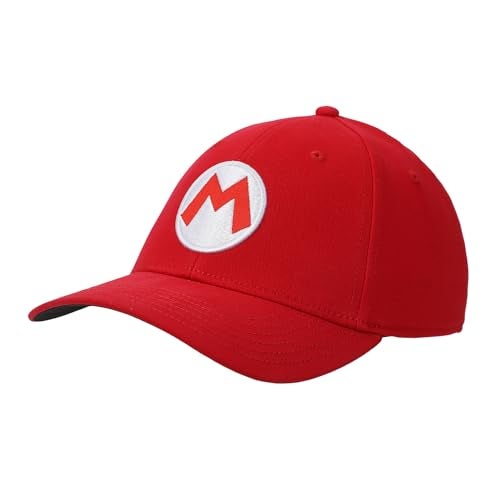 Bioworld Super Mario Bros Mario Red Flex Fit Hat - Image 2