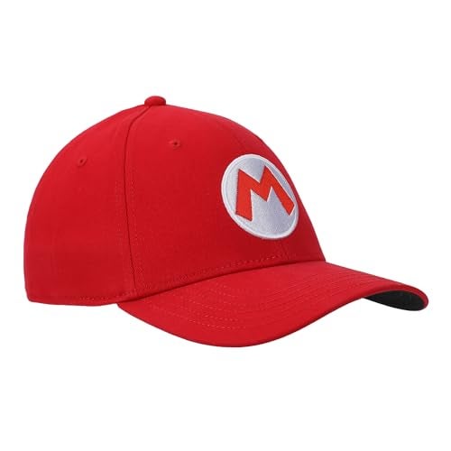 Bioworld Super Mario Bros Mario Red Flex Fit Hat - Image 5