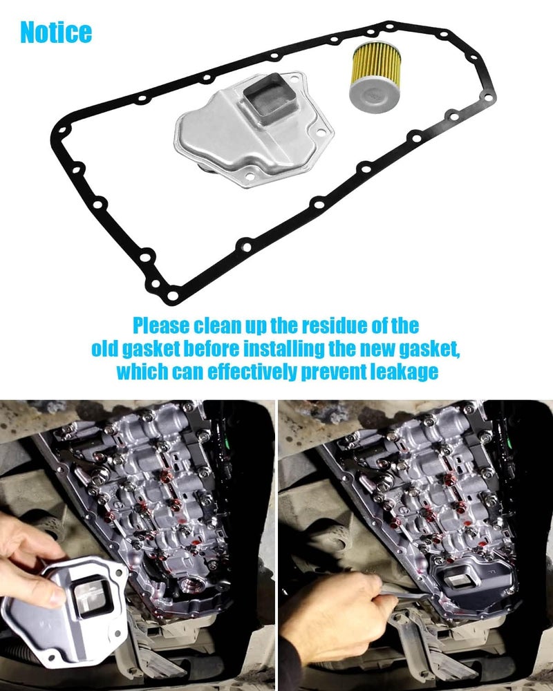 TIKSCIENCE Transmission Filter with Gasket Fit for Nissan Altima Juke Rogue Jeep Dodge Mitsubishi Lancer Outlander 2007-2015 Replace 31728-1XF03, 31728-1XF02 - Image 5