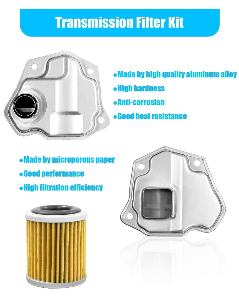TIKSCIENCE Transmission Filter with Gasket Fit for Nissan Altima Juke Rogue Jeep Dodge Mitsubishi Lancer Outlander 2007-2015 Replace 31728-1XF03, 31728-1XF02 - Image 3