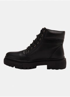 XO Style Leather Ankle Boot - Black  - Image 4