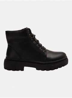 XO Style Leather Ankle Boot - Black  - Image 2