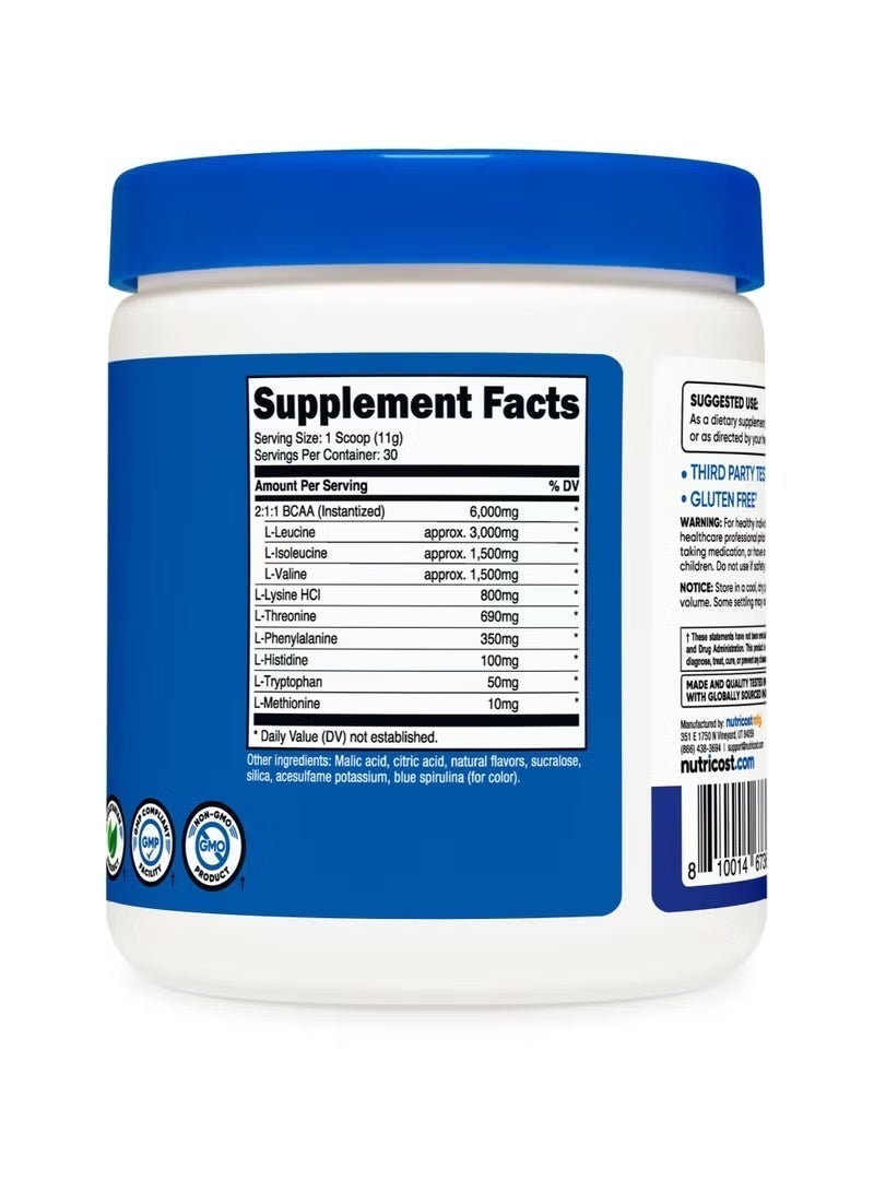 Nutricost, Performance, EAA, Blue Raspberry, 11.8 oz (330 g) - Image 2