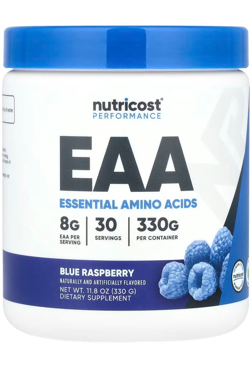 Nutricost, Performance, EAA, Blue Raspberry, 11.8 oz (330 g) - Image 1