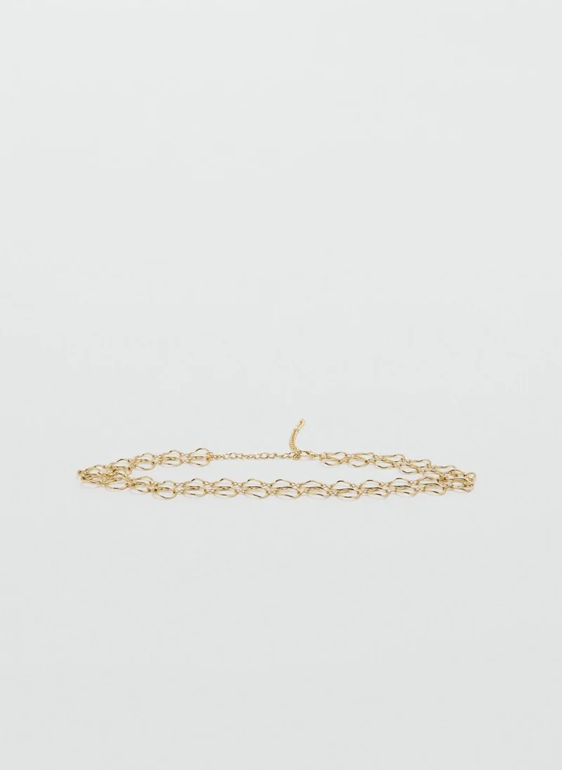 Mango Double Chain Ring Belt