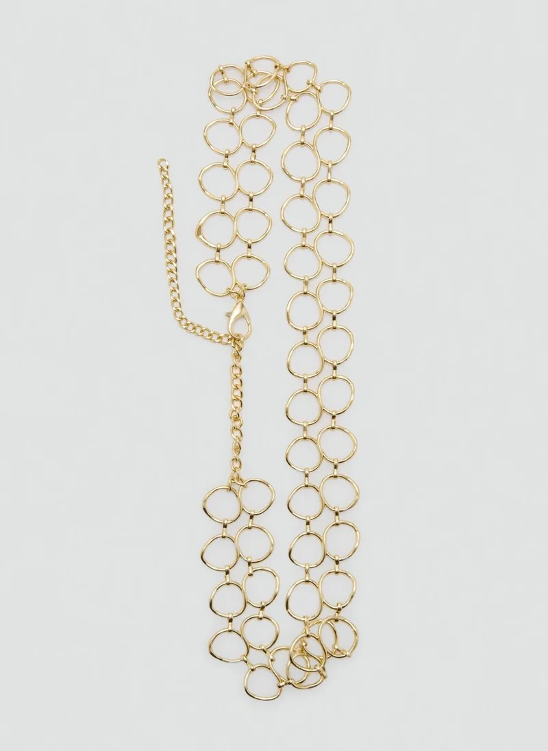 Mango Double Chain Ring Belt