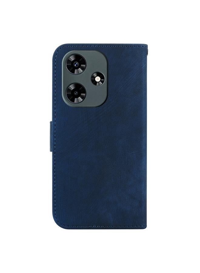 اس-توب جراب لهاتف Infinix Hot 30 مصنوع من الجلد المنقوش بنقشة نمر صغير - Image 3