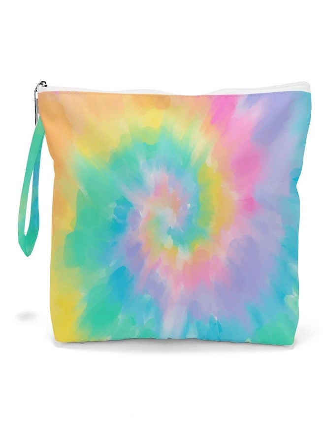 Fokongna Wet Bag, Travel Makeup Bag, Wet Dry Bag, Wet Bag for Swimsuit, Beach Pool Diapers Dirty Yoga Gym Clothes Zipper Pouch for Women Sister Friends Wet Bag Ocean Sea Shells Beach Starfish.336 - Image 1
