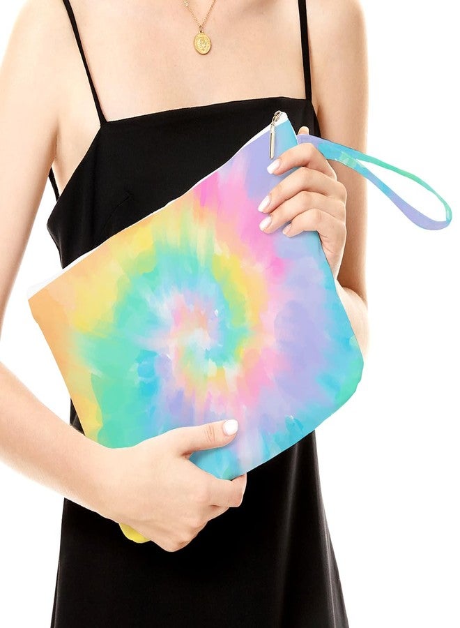 Fokongna Wet Bag, Travel Makeup Bag, Wet Dry Bag, Wet Bag for Swimsuit, Beach Pool Diapers Dirty Yoga Gym Clothes Zipper Pouch for Women Sister Friends Wet Bag Ocean Sea Shells Beach Starfish.336 - Image 2