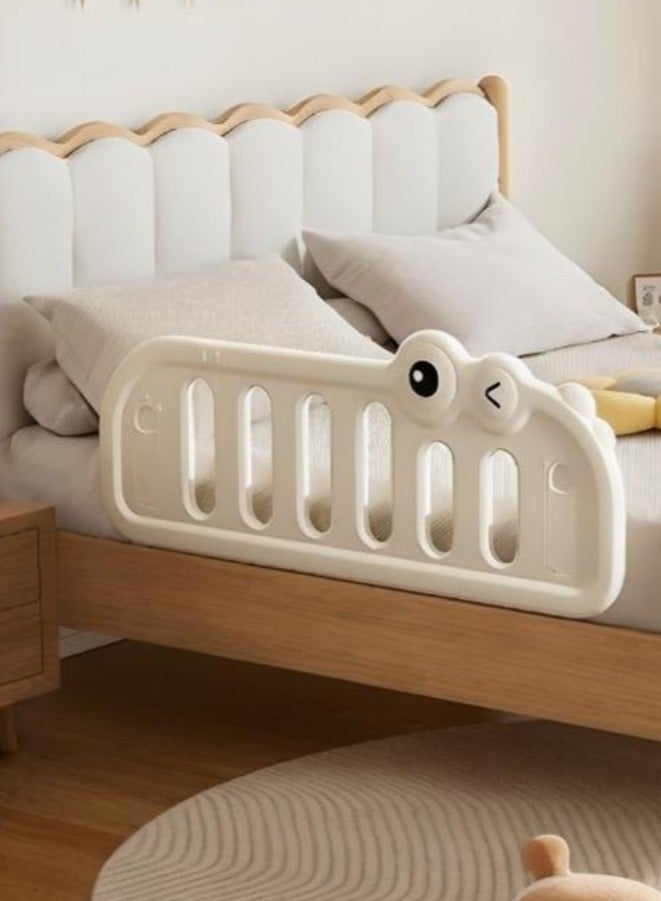 XiuWoo 1-Piece Baby Bed Rail Guard for Baby Safety with  Height Adjustable, Portable Bed Side Protector for Baby Falling Single Side Baby Bed Railing for Kids Toddler - Image 1