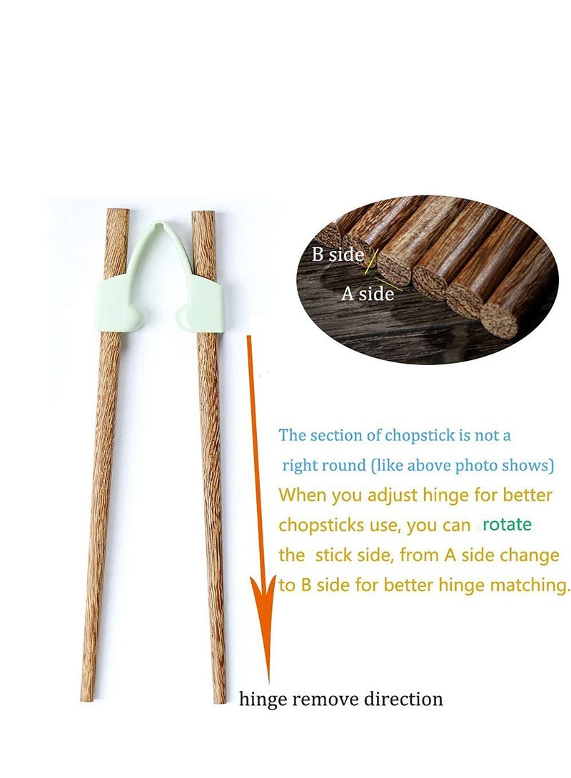 KASTWAVE Cooking Chopsticks, Wooden Noodles Kitchen Chopsticks for Hot Pot, Frying, Cooking, Noodle, Extra Long Traditional Chinese Wooden Chopsticks Brown  - Image 4
