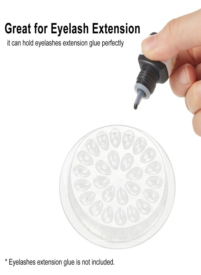 100pcs Eyelash Glue Holder False Lash Glue Holder Tray Eyelash Extension Glue Holder for Eyelash Extension Tools - Image 4