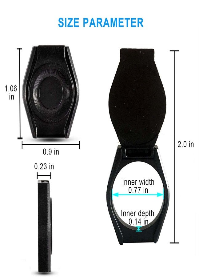 JCWINY Webcam Cover, 2 Pack Desktop Computer External Webcam Lens Covers Shutter Cap Hood, Streaming Web Camera Privacy Cover Clip Compatible with Logitech HD Pro Web Cam C270/C615/C920/C930e/C922X - Image 3