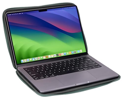 Thule Gauntlet Sleeve Fits 14 MacBook Rigid Exterior Protection Padded Interior Prevents Scratches and Damage incase usability - Image 3