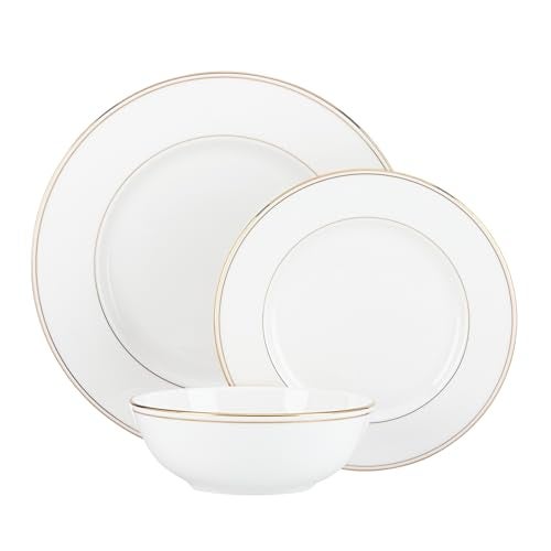 LENOX Lenox 853808 Federal Gold 3Piece Place Setting 
