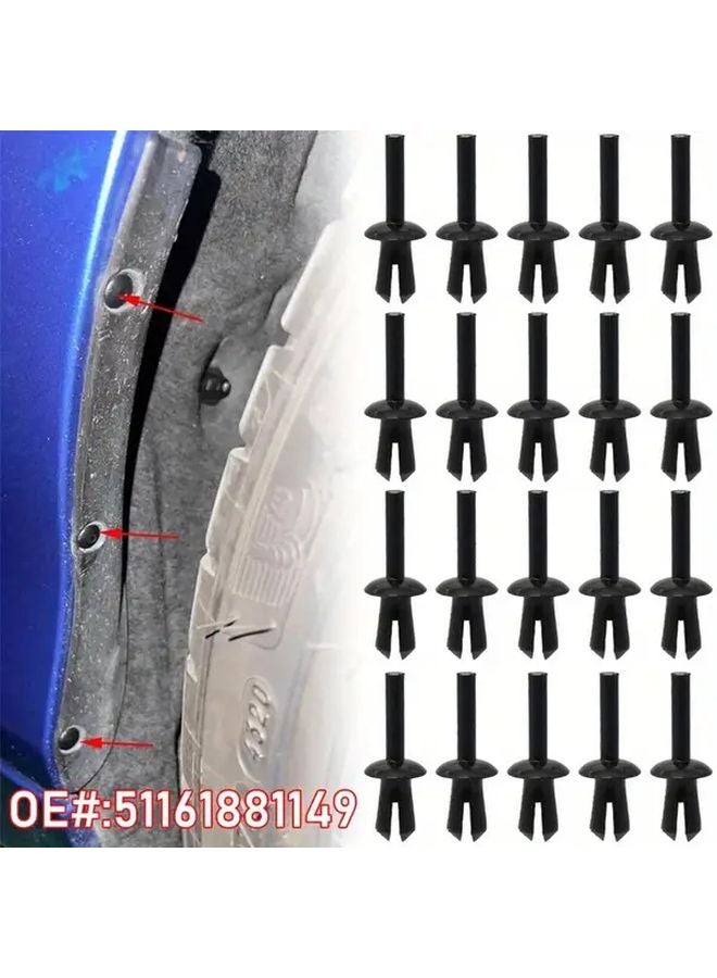 40PCS Car Fender Wheel Arch Liner Push Rivet Molding Clip Fixer for BMW E90 E91 E92 E93 E46 - Image 2