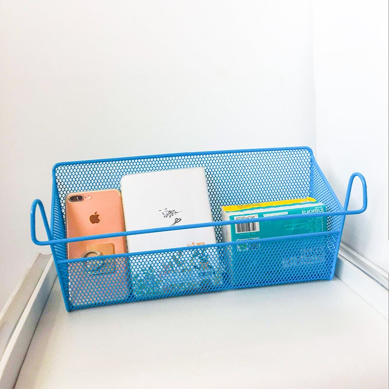 general Bedside Hanging Storage Basket for Dorms and Home Use - Mesh Wire Organizer - Image 5