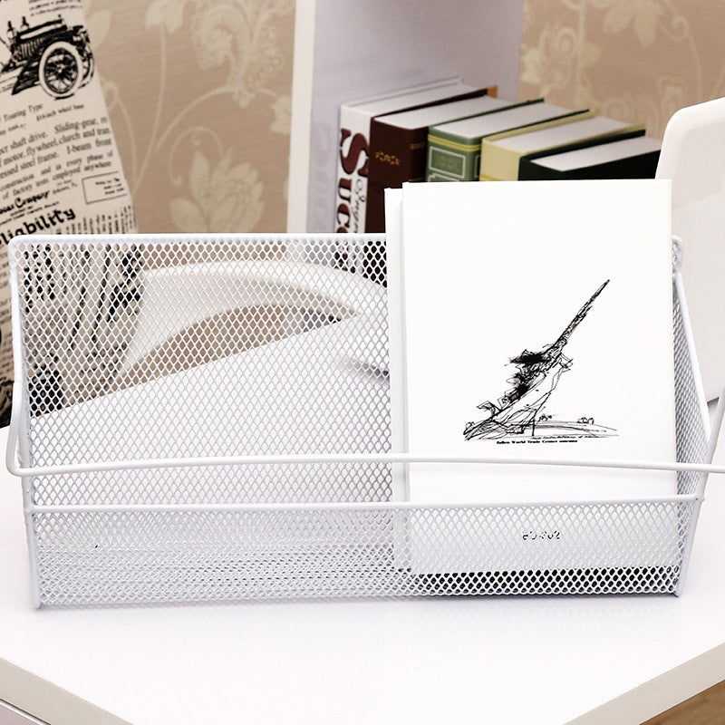 general Bedside Hanging Storage Basket for Dorms and Home Use - Mesh Wire Organizer - Image 4