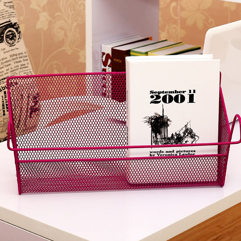 general Bedside Hanging Storage Basket for Dorms and Home Use - Mesh Wire Organizer - Image 3