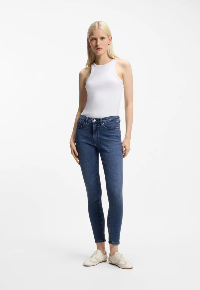 HUGO Dark Blue Skinny-fit jeans in blue stretch denim for Women | Best Price UAE
