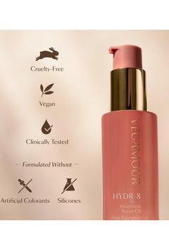 VEGAMOUR VEGAMOUR HYDR-8 Weightless Repair Oil | Strengthens, Smooths and Adds Shine with Marula Oil and Vitamin C | For All Hair Types | Formulated Without Silicones, Vegan and Cruelty-Free  - Image 3