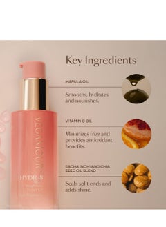 VEGAMOUR VEGAMOUR HYDR-8 Weightless Repair Oil | Strengthens, Smooths and Adds Shine with Marula Oil and Vitamin C | For All Hair Types | Formulated Without Silicones, Vegan and Cruelty-Free  - Image 4