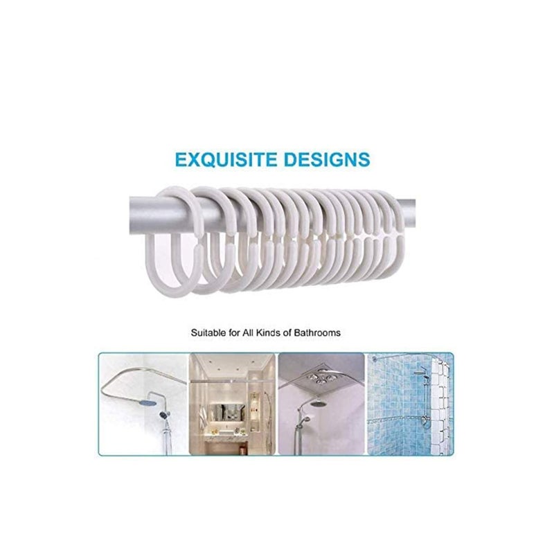 SOLARAE Shower Curtains, Durable Fashion Curtain, Waterproof Polyester Fabric Bathroom Shower Curtain, Bathroom Shower Curtain Liner Mildew-Resistant Anti-Bacterial 3D Digital Printing - Image 4