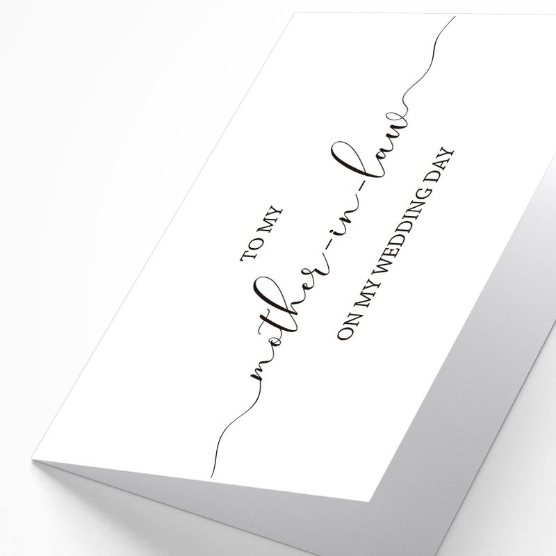 Goroar To My Mother-in-Law on My Wedding Day Card, Wedding Card to Your Future Mother-in-Law Card, Thank Mother Wedding Day Card - Image 4