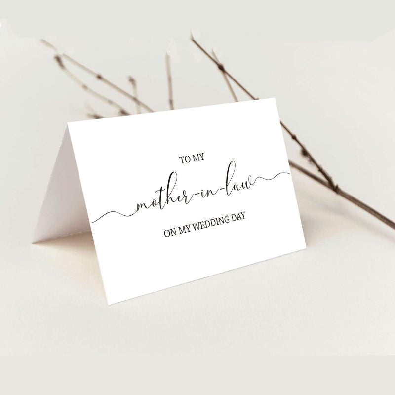 Goroar To My Mother-in-Law on My Wedding Day Card, Wedding Card to Your Future Mother-in-Law Card, Thank Mother Wedding Day Card - Image 5