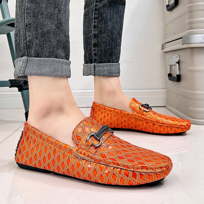 Doudou Shoes Men'S Summer Casual Leather Shoes Men'S Lazy Shoes Size 38-48 Slip-On Men'S Shoes Driving Shoes - Image 3