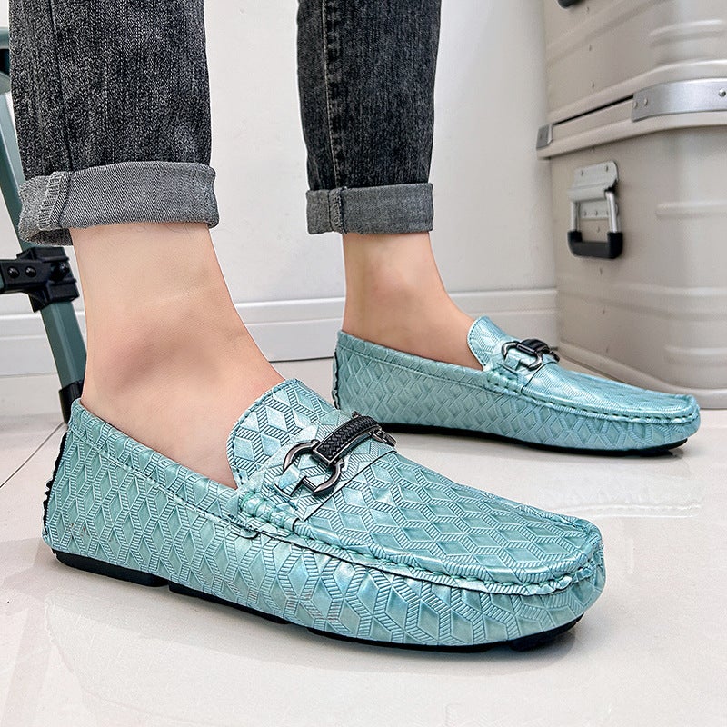 Doudou Shoes Men'S Summer Casual Leather Shoes Men'S Lazy Shoes Size 38-48 Slip-On Men'S Shoes Driving Shoes - Image 5