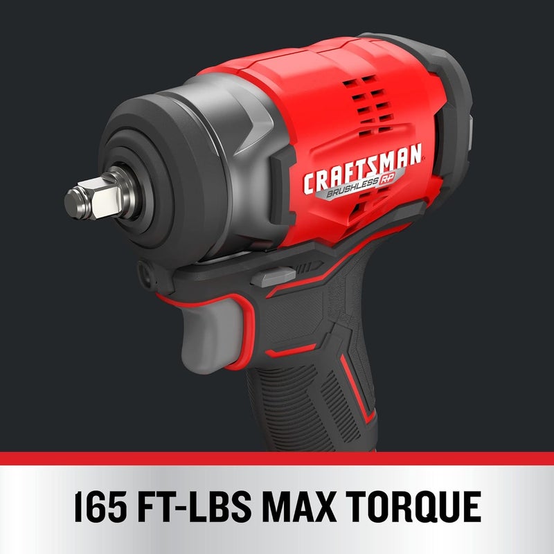 CRAFTSMAN V20 RP Cordless Impact Wrench 38 inch Drive Bare Tool Only CMCF911B - Image 3