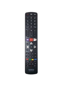 Huayu Remote Control For Tcl Smart Tv Black 