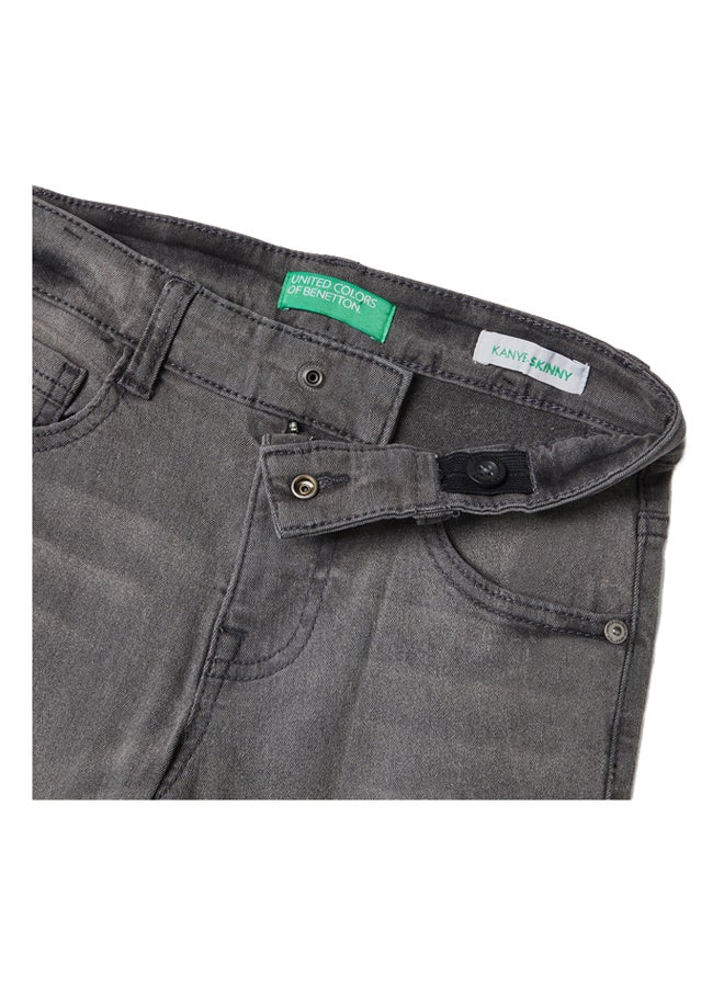 Benetton Five-Pocket Skinny Fit Jeans  - Image 2