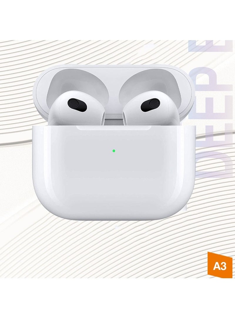 Mi Techo iPhone 15 full coverage clear tempered glass screen protector and deep bass wireless bluetooth earphone Combo - Image 2