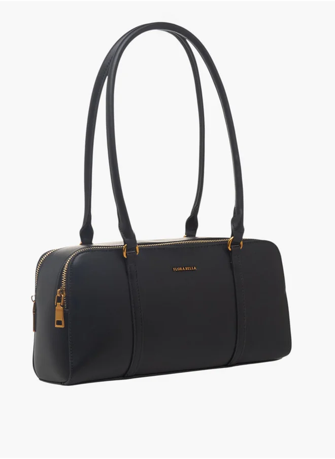 فلورا بيلا من شو إكسبرس Women's Textured Shoulder Bag with Zip Closure and Double Handle