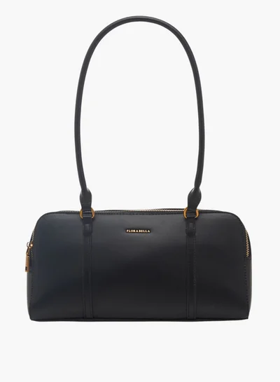 Flora Bella By Shoexpress Women's Textured Shoulder Bag with Zip Closure and Double Handle