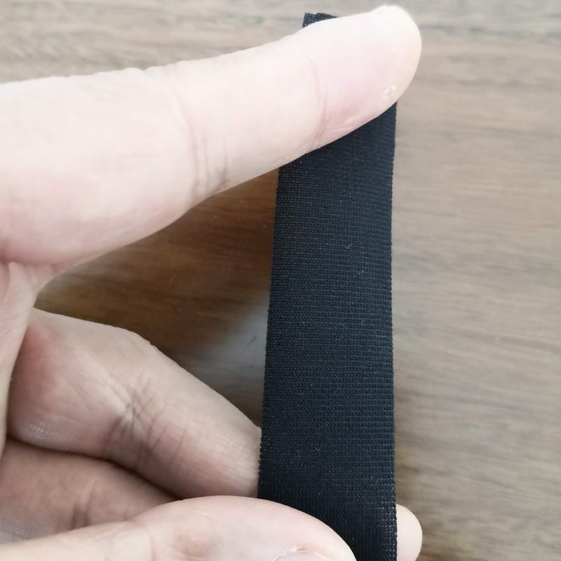 LLPT Wetsuit Repair Tape Iron On 0.8” x 16.5 Ft Seam Sealing Patch Waterproof for Neoprene Wetsuit Drysuit Fishing Suits Industrial Standard Carrier Material Color Black(IR865) - Image 2