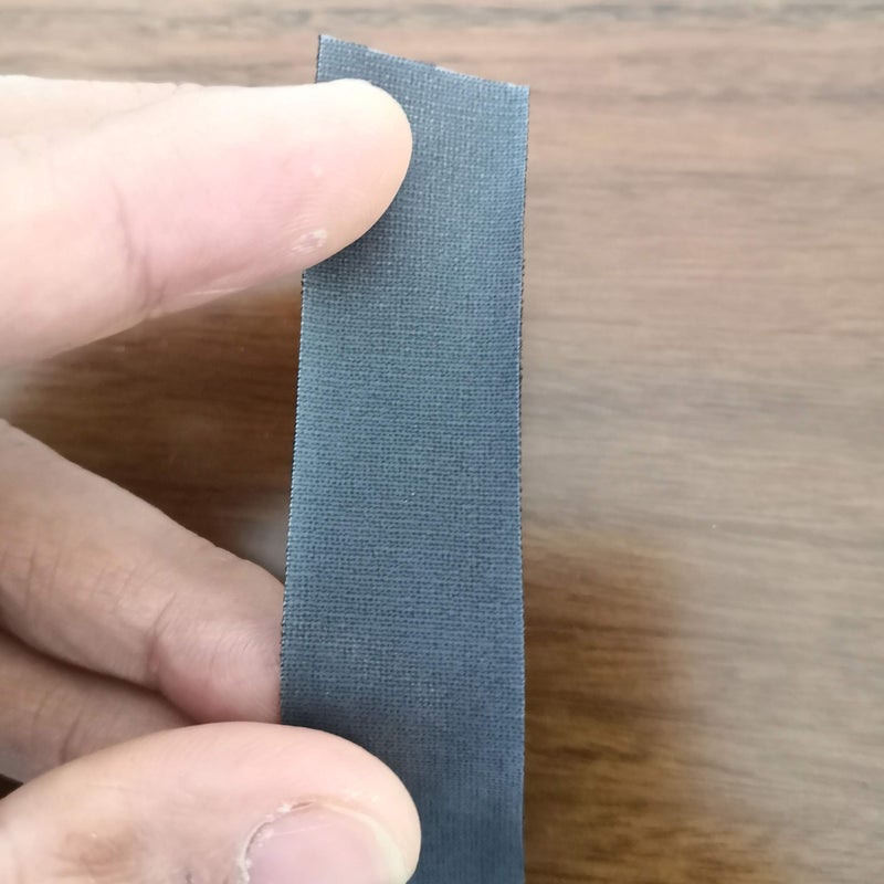 LLPT Wetsuit Repair Tape Iron On 0.8” x 16.5 Ft Seam Sealing Patch Waterproof for Neoprene Wetsuit Drysuit Fishing Suits Industrial Standard Carrier Material Color Black(IR865) - Image 3