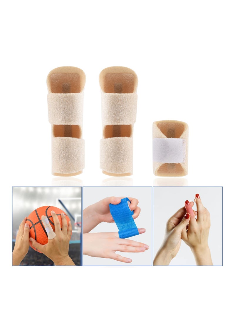 Finger Splints - Pain Relief for Trigger Finger, Comfortable Finger Brace for Broken Fingers - Set of 3 - Image 5