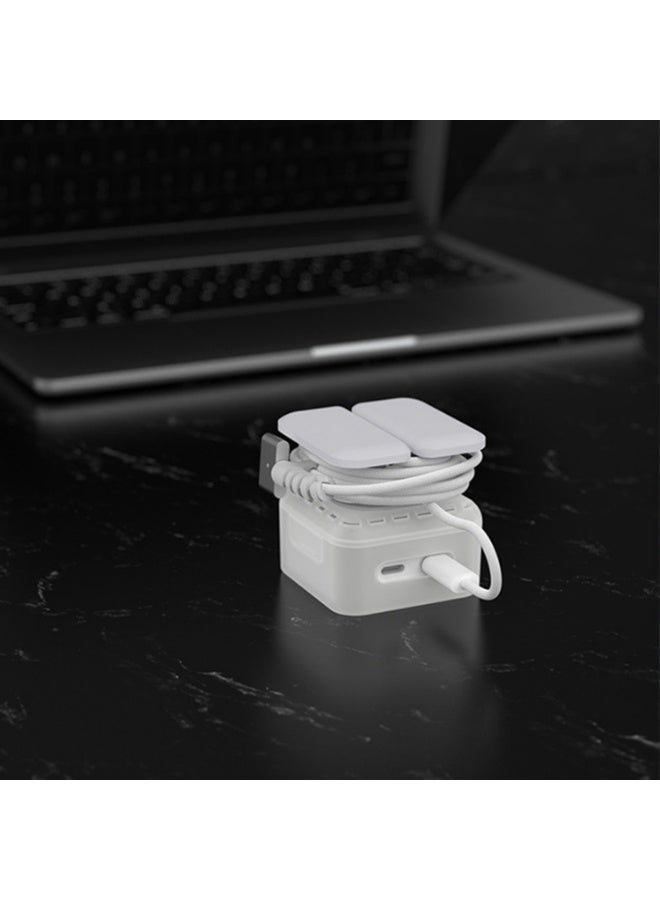 WinCheer كابل منظم متوافق مع ماك بوك برو شاحن الهواء ، حالة واقية لمحول الطاقة ماكساف USB-C ماك شحن كابل إدارة كابل لف للسفر كمبيوتر محمول ماك اكسسوارات - Image 4