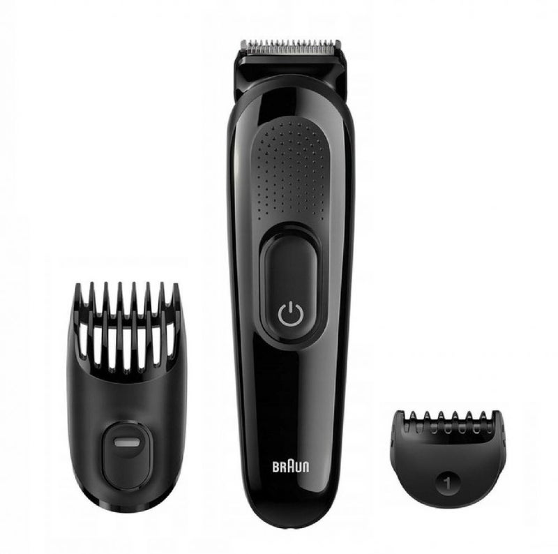 BRAUN 3in1 Styling Kit Wet And Dry Bread Trimmer Set SK2000 Black - Image 2