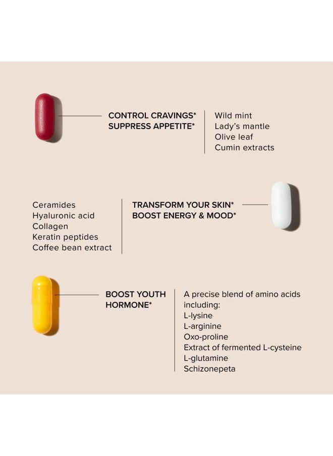 serovital - Advanced for Women - Anti-Aging Supplement for Women - HGH Supplements for Women - Skin Benefits, Energy, and Sleep - 30 Servings - Image 1
