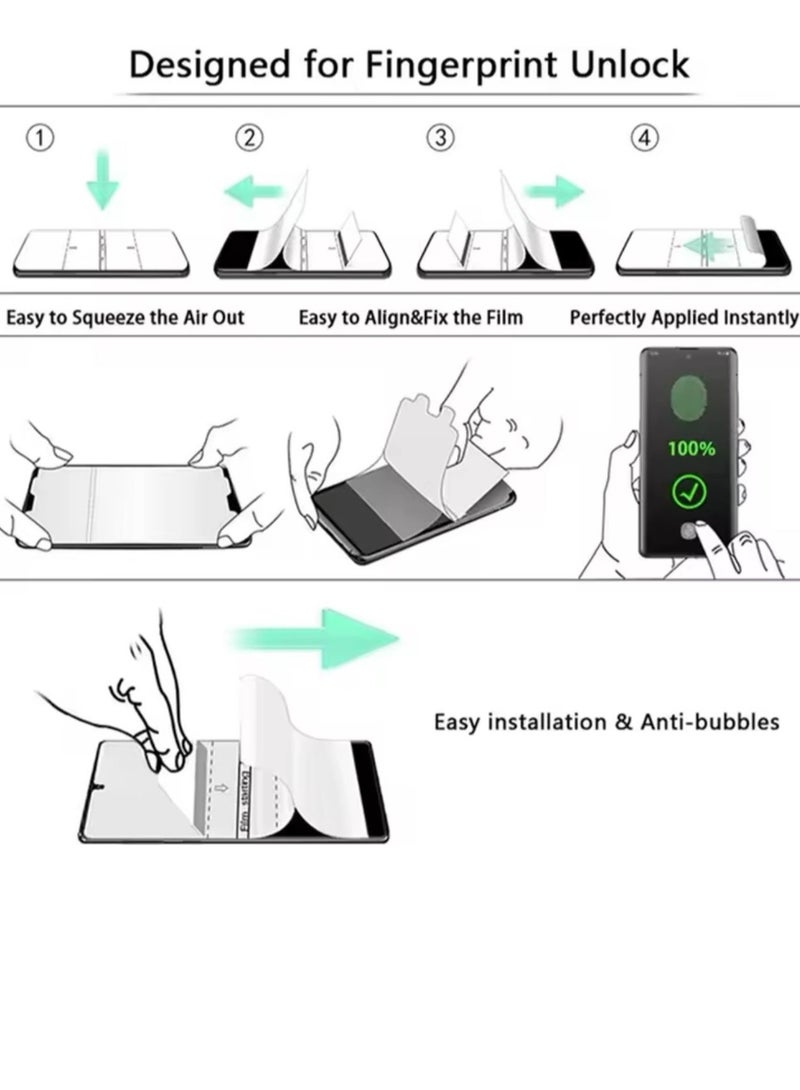 2 Pieces of hydrogel matte screen sticker to protect privacy for Galaxy Z Flip 5G - Image 3