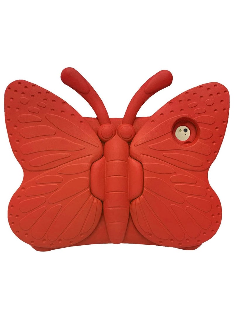 ELTRAZONE iPad case for Kids, 3D Cartoon Butterfly Non-Toxic EVA Light Weight Kid Proof Shockproof case with Kickstand for ipad 5/ ipad 6 /ipad pro 9.7/ New iPad 2017 case (Blue) (RED) - Image 3